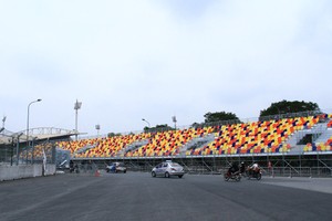 Trường đua F1 Hà Nội: Lộ diện khán đài bám đường Lê Đức Thọ