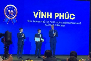 Vĩnh Phúc thường xuyên có mặt trong nhóm đầu bảng xếp hạng PCI. 