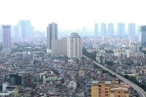 Hà Nội đã vận hành 2 tuyến đường sắt trên cao - hạng mục quan trọng khi phát triển theo mô hình TOD. Ảnh: Bình Minh.