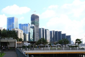 Giá sơ cấp phân khúc căn hộ tại TP.HCM quý 4/2024 đạt khoảng 78,5 triệu đồng/m2. Ảnh: Bình Minh.