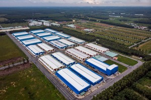 Bàu Bàng đang là điểm đến của các dự án khu công nghiệp lớn. 