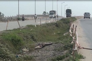 Dự án đường trục phía Nam tỉnh Hà Tây cũ hiện vẫn chưa xong hoàn toàn