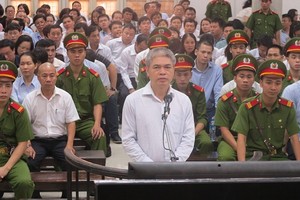 Bị cáo Nguyễn Xuân Sơn, nguyên Tổng giám đốc Oceanbank bị cáo buộc tham ô hơn 49 tỷ đồng
