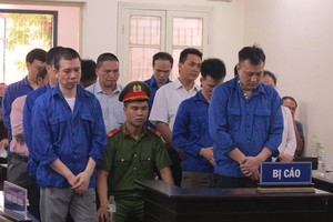 Các bị cáo tại tòa