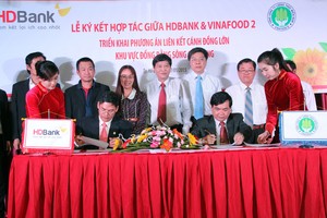 HDBank ký kết hợp đồng hợp tác với Vinafood 2