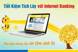 Nộp tiền tài khoản tiết kiệm tích lũy với Internet Banking của Nam A Bank
