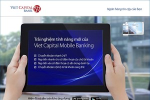 Chuyển tiền nhanh 24/7 qua Viet Capital Mobile Banking 