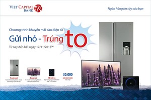 Gửi tiền trúng quà tại Viet Capital Bank