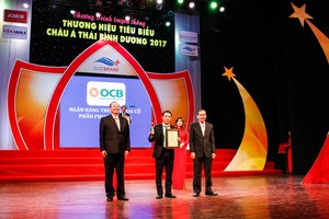 OCB vào Top 10 thương hiệu tiêu biểu Châu Á - Thái Bình Dương 2017