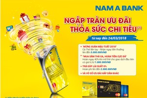 Ưu đãi cho chủ thẻ tín dụng Nam A Bank MasterCard