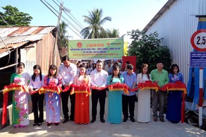 VietBank tài trợ xây cầu bê tông tại Sóc Trăng