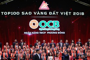 OCB ghi danh Top 100 sao vàng đất Việt 2018