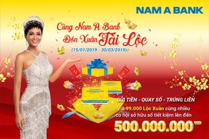 Gửi tiền Nam A Bank rước lộc về nhà