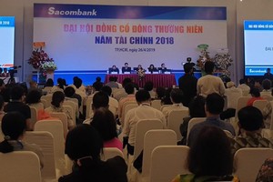 ĐHĐCĐ Sacombank (STB): Chưa thể chia cổ tức cho cổ đông vì đang giai đoạn tái cơ cấu