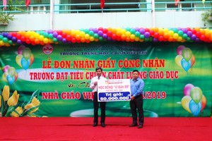 HD SAISON trao 60 suất học bổng cho học sinh Trường THCS Đức Trí, TP.HCM