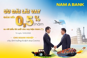 Nam A Bank giảm lãi suất cho doanh nghiệp mùa dịch Covid-19