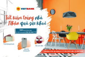 Cơ hội “trúng nhà bạc tỷ” khi gửi tiết kiệm tại Vietbank