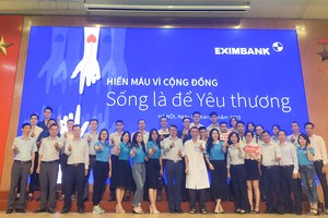 Eximbank tổ chức ngày hội hiến máu nhân đạo “Sống là để yêu thương“