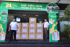 OCB ủng hộ thiết bị y tế cho tỉnh Quảng Nam 