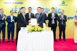 Nam A Bank bắt tay Ví điện tử Appotapay