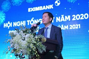 Ông Nguyễn Cảnh Vinh – Quyền Tổng giám đốc Eximbank chia sẻ về kết quả tổng quan của nhà băng năm 2020 và định hướng kinh doanh năm 2020 trong Hội nghị tổng kết ngày 30/01/2021 vừa qua.