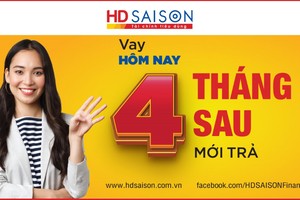 HD SAISON triển khai gói vay tiền mặt với ân hạn thời gian trả nợ thêm 3 tháng cho kỳ đầu tiên.