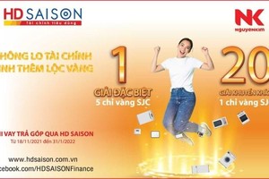 HD SAISON triển khai chương trình khuyến mại cuối năm giúp khách hàng nhận giải thưởng có giá trị