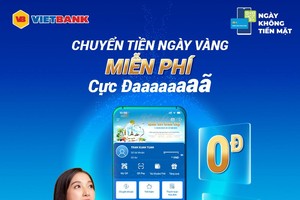 Vietbank ưu đãi khách hàng trong "ngày không tiền mặt"