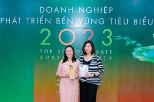 PNJ đứng đầu Top 50 Doanh nghiệp bền vững của năm 2023. Ảnh: Đức Thưởng