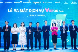 Lễ ra mắt dịch vụ VietQRCash, Nam A Bank là 1 trong 8 ngân hàng đầu tiên trải khai dịch vụ này