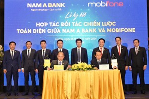 Nam A Bank và MobiFone ký kết hợp tác chiến lược.