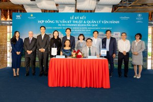 Nghi thức ký kết hợp đồng tư vấn kỹ thuật và quản lý vận hành dự án Citadines Selavia Phu Quoc
