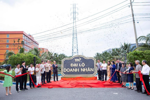 Đại lộ Doanh nhân cùng các tuyến đường nội khu mang tên doanh nghiệp, thương hiệu tại KCN Thành Thành Công (Tây Ninh).