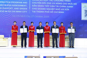 Nam A Bank ký kết Biên bản ghi nhớ hợp tác với C4IR, ICED và SCFC về chương trình chuyển đổi ESG và nâng cao mức độ sẵn sàng tiếp cận tài chính xanh cho doanh nghiệp nhỏ và vừa tại Tp.HCM.