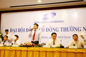 Đại hội cổ đông của GMD hôm nay tại TP.HCM - ảnh: Lê Toàn