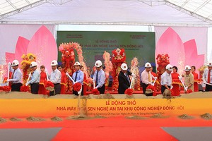 Nhà máy Hoa Sen Nghệ An chính thức đi vào hoạt động