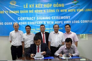 Hoàng Quân Mê Kông cho New Hope thuê đất KCN Bình Minh