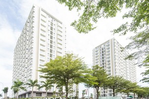 Hình thực tế dự án Fuji Residence với khu căn hộ Flora Fuji - dòng sản phẩm Flora.