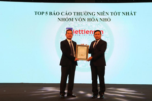 Việt Tiên Sơn Địa ốc (AAV) được bình chọn Top 5 doanh nghiệp có báo cáo thường niên tốt nhất, nhóm vốn hóa nhỏ năm 2020