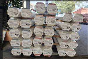 Ống thép Hòa Phát được đóng gói xuất khẩu sang Nhật Bản