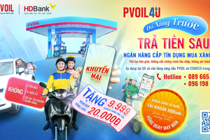 PVOIL (OIL) ra mắt ứng dụng mua xăng dành cho khách hàng cá nhân "PVOIL 4U"