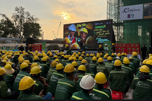 Coteccons (CTD) "Xây Tết 2026", chăm lo người lao động, lan tỏa ý thức an toàn