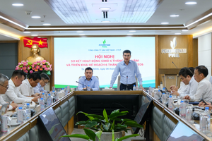 Ông Dương Mạnh Sơn - Chủ tịch HĐQT PVOIL phát biểu tại hội nghị 