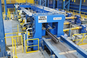 Nhà máy sản xuất ray và thép đặc biệt của Hòa Phát (HPG) đã hoàn thành gần 70% tiến độ