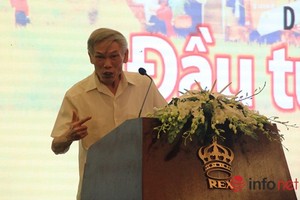 Ông Trương Đình Tuyển - Nguyên Bộ trưởng Bộ Thương mại - Cố vấn cao cấp đàm phán thương mại, phát biểu tại diễn đàn.