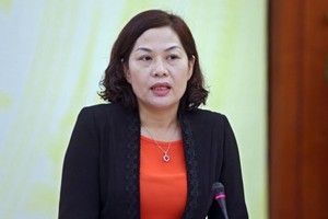 Bà Nguyễn Thị Hồng-Phó Thống đốc Ngân hàng Nhà Nước ( ảnh-thoibaonganhang.vn)