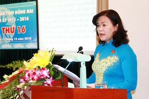 Bà Nguyễn Hòa Hiệp - tân Phó chủ tịch UBND tỉnh Đồng Nai