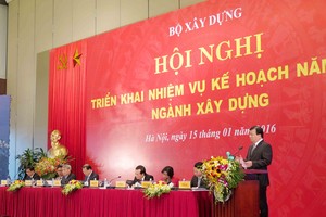 Năm 2015, giá trị sản xuất ngành xây dựng đạt khoảng 974 nghìn tỷ đồng (tăng 11,4% so với năm 2014).