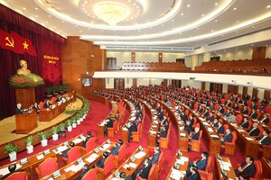 Toàn cảnh phiên khai mạc Hội nghị Ban Chấp hành Trung ương Đảng Cộng sản Việt Nam lần thứ hai, khóa XII - Ảnh: TTXVN