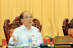 Chủ tịch Quốc hội Nguyễn Sinh Hùng, Chủ tịch Hội đồng Bầu cử Quốc gia